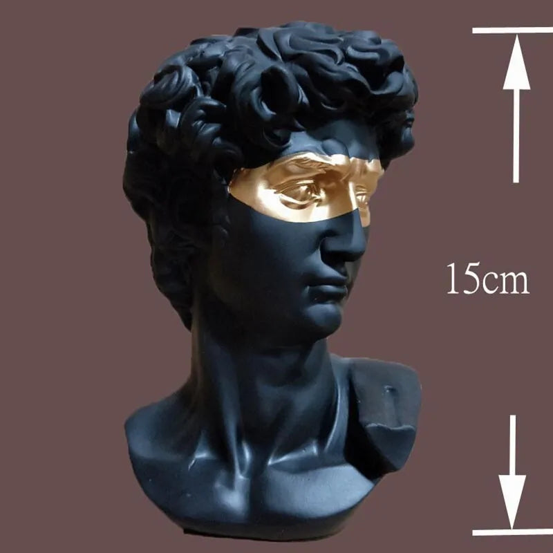 Abstract Miniature Bust Sculpture: European Art for Home