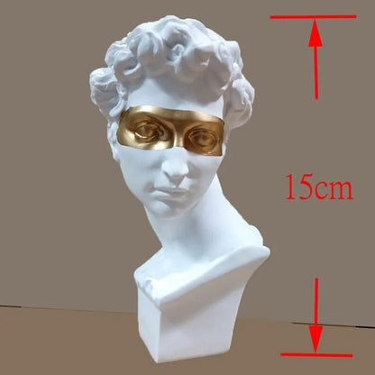 Abstract Miniature Bust Sculpture: European Art for Home